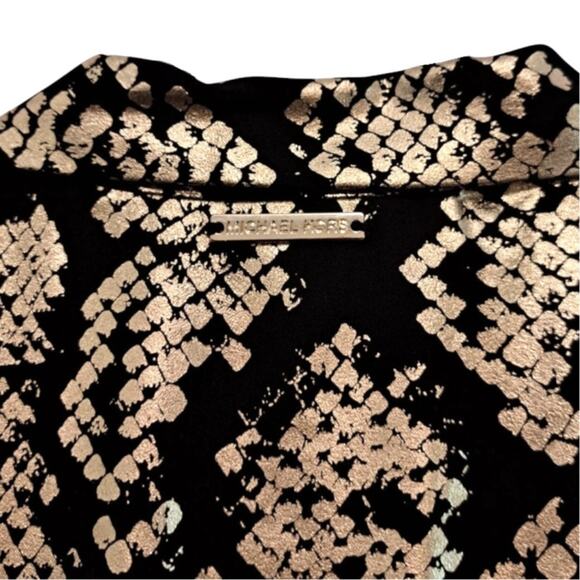 Michael Kors Black/Gold Dress | Size S - Picture 4 of 7